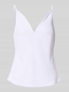 Guess Tanktop mit V-Ausschnitt Modell 'CAROLINE' in Weiss, Größe L