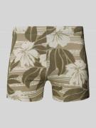 ONeill Skinny Fit Badeshorts mit Label-Print in Oliv, Größe M