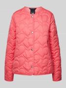 Fuchs Schmitt Steppjacke mit Rundhalsausschnitt in Pink, Größe 44
