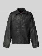 HUGO Jacke mit Reißverschluss in Black, Größe XL
