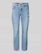 Marc O'Polo Cropped Boyfriend Jeans im Used Look Modell 'THEDA' in Hel...