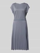 Marc O'Polo Tailliertes Jersey-Kleid mit elastischer Taille und plissi...