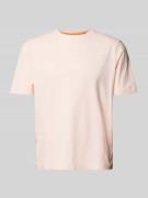 BOSS Orange T-Shirt mit Label-Print Modell 'TCHUP' in Rosa, Größe L