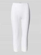 SEDUCTIVE Skinny Fit Caprihose mit fixierten Bügelfalten in Offwhite, ...