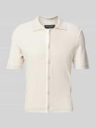 Marc O'Polo Regular Fit Strickjacke aus Baumwoll-Viskose-Mix mit Leine...