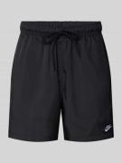 Nike Sweatshorts mit Label-Stitching in Black, Größe S