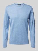 MAERZ Muenchen Strickpullover aus Schurwolle Modell 'ON SUMMER' in Hel...