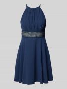 Jake*s Cocktail Cocktailkleid mit gelegten Falten in Marine, Größe 50