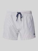 BOSS Relaxed Fit Badeshorts mit Strukturmuster Modell 'Velvetfish' in ...