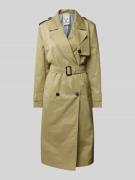 Fuchs Schmitt Trenchcoat mit Taillengürtel in Khaki, Größe 38