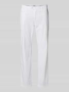 Brax Regular Fit Chino mit Paspeltasche Modell 'EVEREST' in Weiss, Grö...