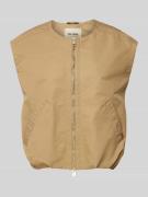 MOS MOSH Weste mit Zweiwege-Reißverschluss Modell 'KURA' in Sand, Größ...