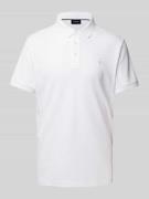 JOOP! Collection Regular Fit Poloshirt mit Logo-Stitching in Weiss, Gr...