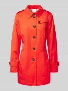 Fuchs Schmitt Trenchcoat mit Leistentaschen in Rot, Größe 38