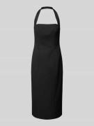 Forever New Knielanges Cocktailkleid mit Neckholder in Black, Größe 34
