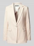 comma Blazer mit Knopfverschluss in Sand, Größe 46