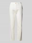 Gant Chino mit Paspeltaschen am Gesäß in Offwhite, Größe 42