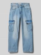 Garcia Jeans mit 5-Pocket-Design in Hellblau, Größe 146