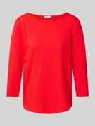 s.Oliver RED LABEL Relaxed Fit 3/4-Shirt aus reiner Baumwolle in Rot, ...