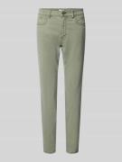 s.Oliver RED LABEL Slim Fit Stoffhose aus Baumwoll-Mix in Khaki, Größe...