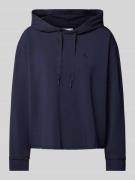 s.Oliver RED LABEL Relaxed Fit Hoodie aus Baumwoll-Mix in Marine, Größ...