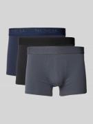 MCNEAL Trunks mit Label-Bund im 3er-Pack in Dunkelgrau, Größe M