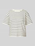 JAKE*S STUDIO WOMAN Cropped T-Shirt mit geripptem Rundhalsausschnitt i...