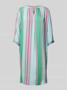 Milano Italy Knielanges Tunikakleid mit 3/4-Arm in Gruen, Größe 40