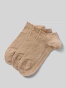 camano Socken mit elastischem Bündchen im 3er-Pack in Beige, Größe 39/...