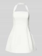 Bardot Cocktailkleid mit Neckholder Modell 'NEVELLE' in Offwhite, Größ...