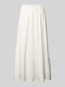 MM Maxirock mit elastischem Bund Modell 'ROAL' in Offwhite, Größe M