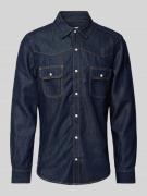 s.Oliver RED LABEL Regular Fit Jeanshemd aus Baumwoll-Mix im Western-S...
