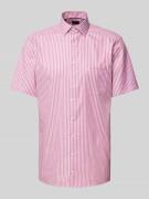OLYMP Modern Fit Business-Hemd mit Kentkragen in Pink, Größe 42