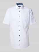 OLYMP Modern Fit Business-Hemd mit 1/2-Arm in Weiss, Größe 41