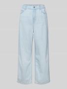 JAKE*S STUDIO WOMAN Wide Leg Jeans mit elastischem Bund in Hellblau Me...