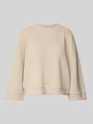 Rich & Royal Oversized Sweatshirt mit gerippten Abschlüssen in Sand, G...