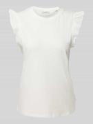Marc O'Polo Denim Tanktop mit Volantärmel in Weiss, Größe M