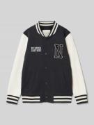 Tom Tailor Regular Fit College-Jacke aus reiner Baumwolle in Black, Gr...