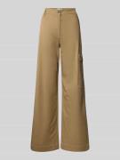 Marc O'Polo Flared Cargohose aus Lyocell-Mix mit Cargotasche in Beige,...