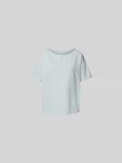 Juvia Oversized T-Shirt mit U-Boot-Ausschnitt in Hellblau, Größe S