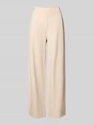 s.Oliver RED LABEL Relaxed Fit Jersey-Hose mit Herz-Stickerei in Beige...