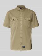Superdry Regular Fit Freizeithemd mit 1/2-Arm Modell 'Military' in Cam...