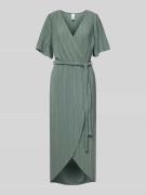 YAS Cocktailkleid in Wickel-Optik Modell 'OLINDA' in Gruen, Größe 38