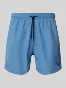 Emporio Armani Badehose mit elastischem Bund in Jeansblau, Größe XL