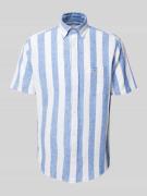 Gant Regular Fit Freizeithemd aus Leinen-Baumwoll-Mix in Royal, Größe ...