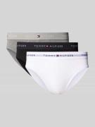 Tommy Hilfiger Slip aus Baumwoll-Mix in Hellgrau, Größe M