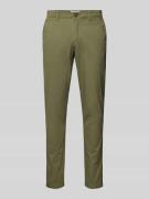 Jack & Jones Chino mit Gürtelschlaufen Modell 'MARCO BOWIE' in Oliv, G...