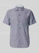 Tom Tailor Regular Fit Freizeithemden aus Leinen-Baumwoll-Mix in Dunke...