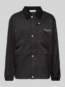 ANOTHER COTTON LAB Jacke mit Label-Stitching in Black, Größe L