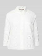 Christian Berg Woman Selection Hemdbluse mit Knopfleiste in Ecru, Größ...